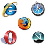 Logos bekannter Browser